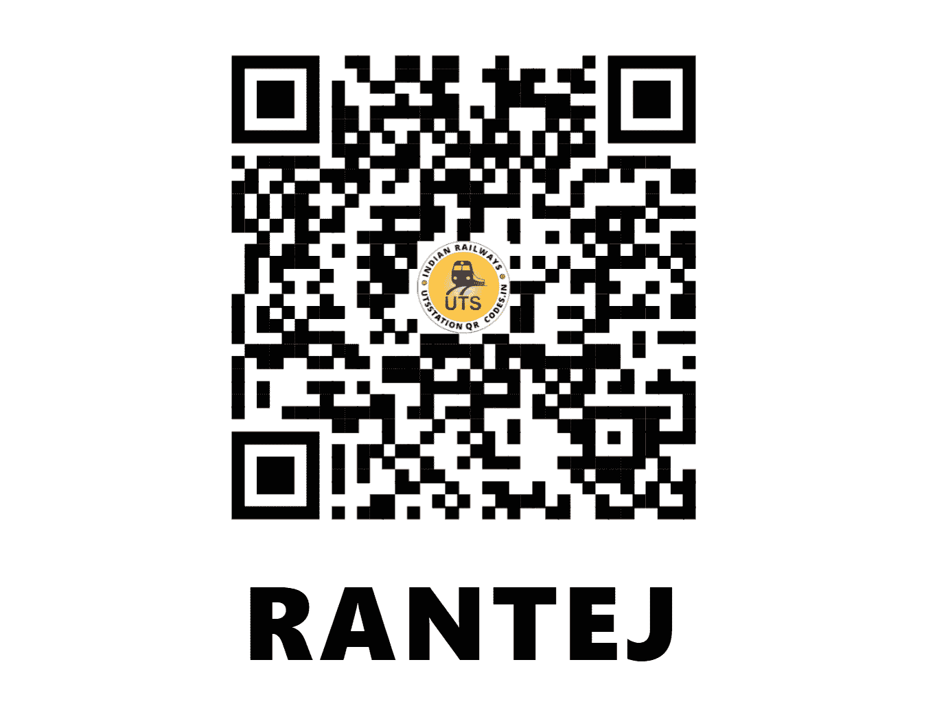 UTS QR Code for RANTEJ - RTJ - WR ()
