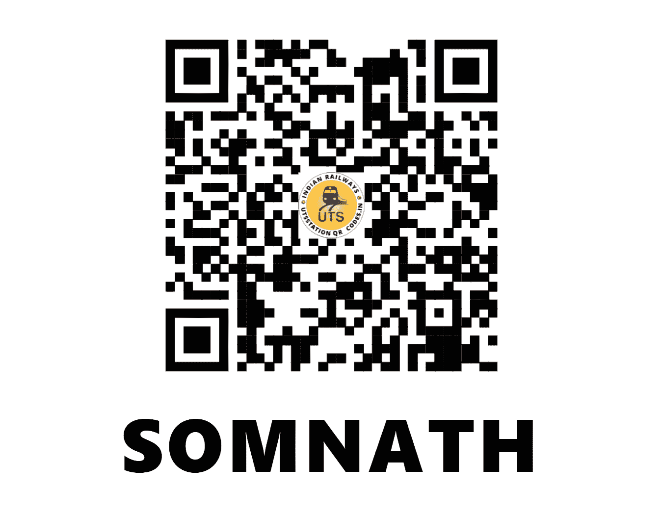 UTS QR Code for SOMNATH - SMNH - WR ()
