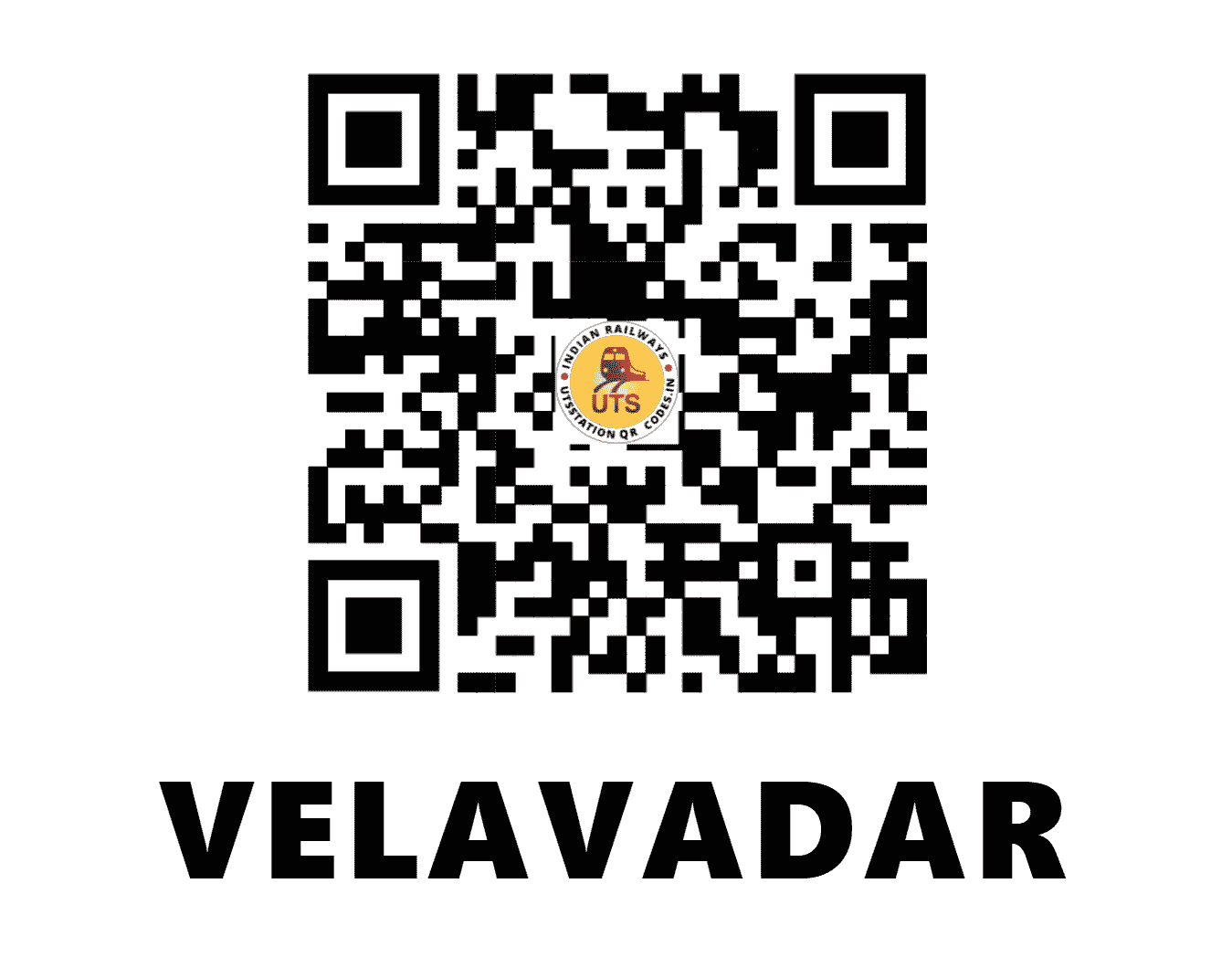 UTS QR Code for VELAVADAR - VAD - WR ()