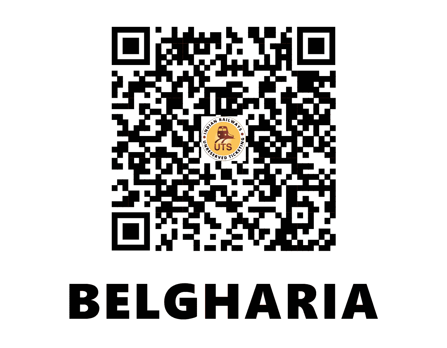 UTS QR Code for Belgharia - BLH