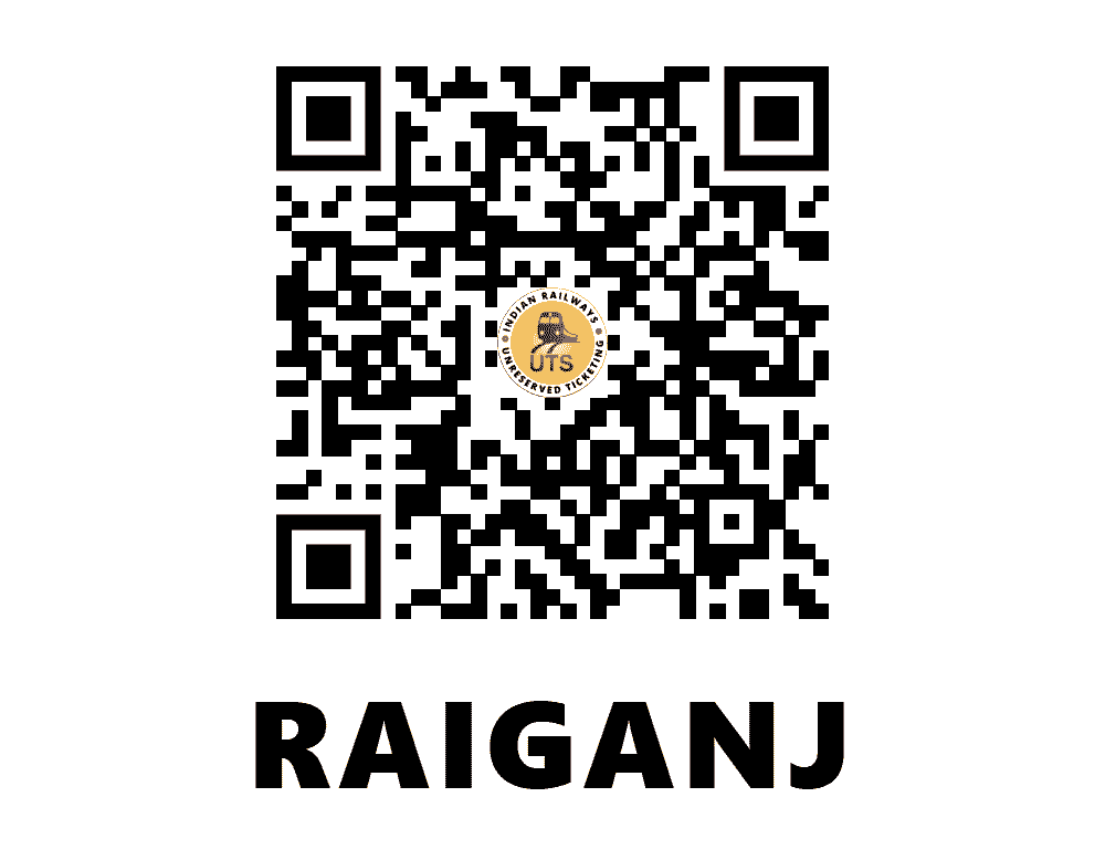UTS QR Code for Raiganj - RGJ